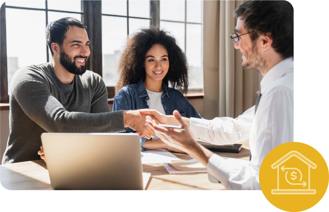 Family Playing Outside